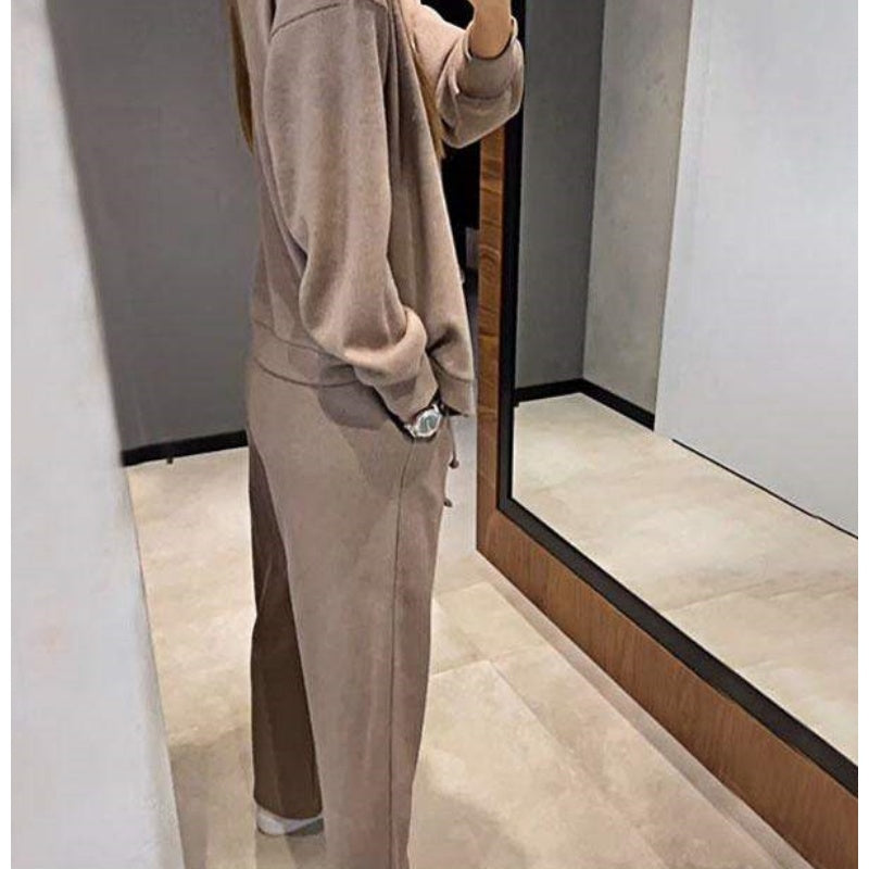 🌷Hot SALE 50% OFF🔥Women's Knitted Buttoned Jacket and Pants Two-piece Set