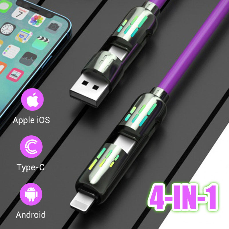 đBuy 2 Get 1 FreeđČ240WâĄ4-in-1 High-Speed Transfer Fast Charging Cable