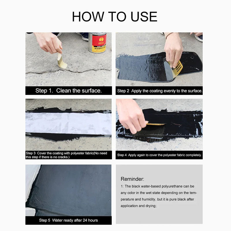 š°Polyurethane Waterproofing and leak repair Eco-friendly coating