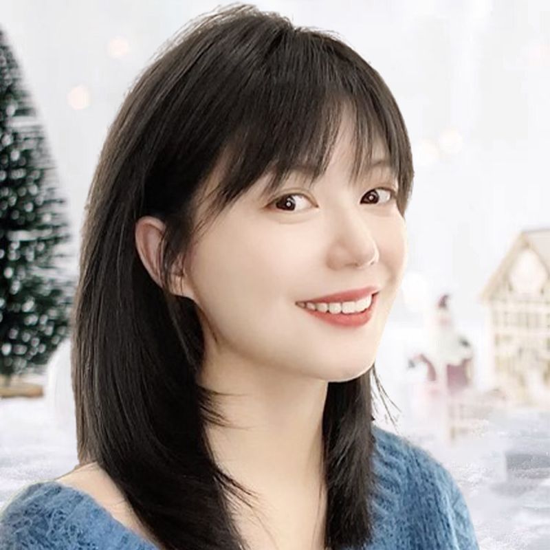 🎁Big Sale Today!Clip-in Air Bangs Hair Piece