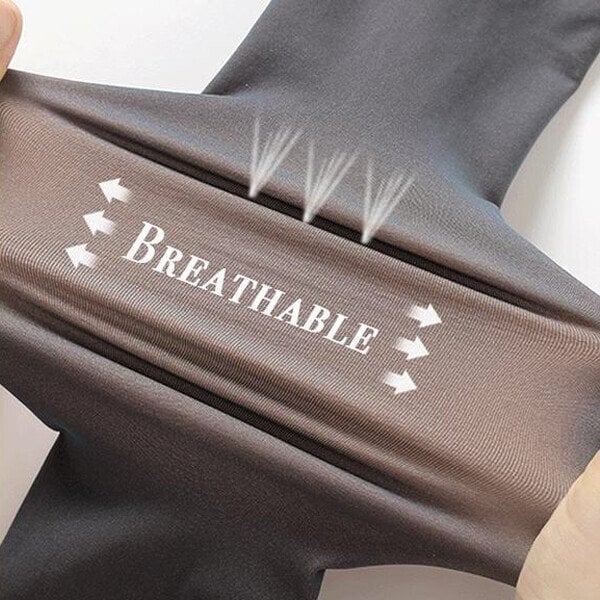 💕Flawless Legs Fake Translucent Warm Plush Lined Elastic Tights