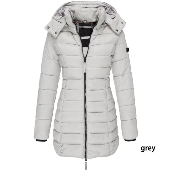 Winter women's mid-length padded jacket warm hooded jacket【FREE SHIPPING】