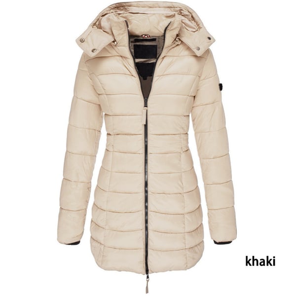 Winter women's mid-length padded jacket warm hooded jacket【FREE SHIPPING】