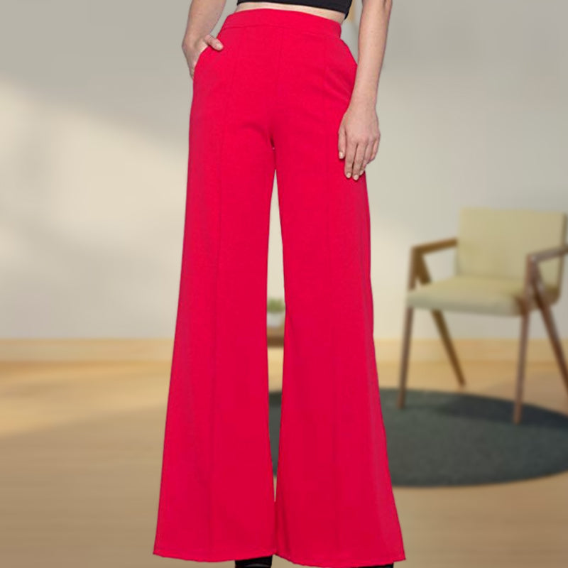 Women’s Elegant High-Waisted Wide-Leg Palazzo Pants
