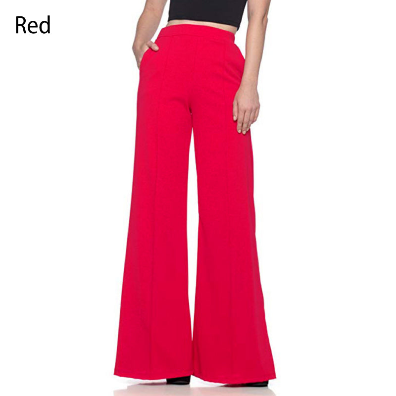 Women’s Elegant High-Waisted Wide-Leg Palazzo Pants