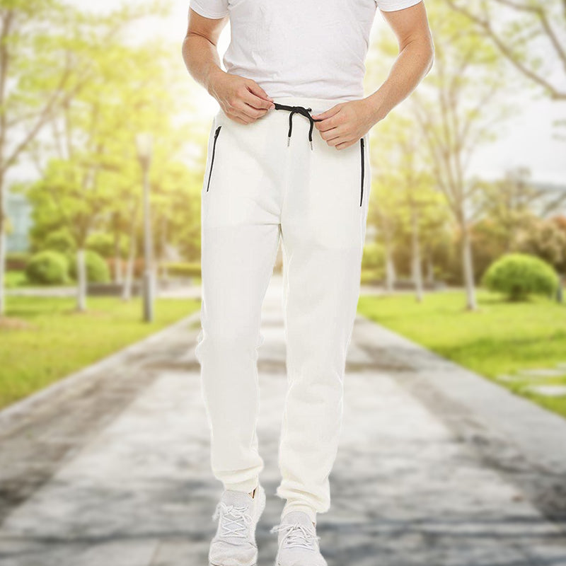 Casual Soft Solid Color Drawstring Pants