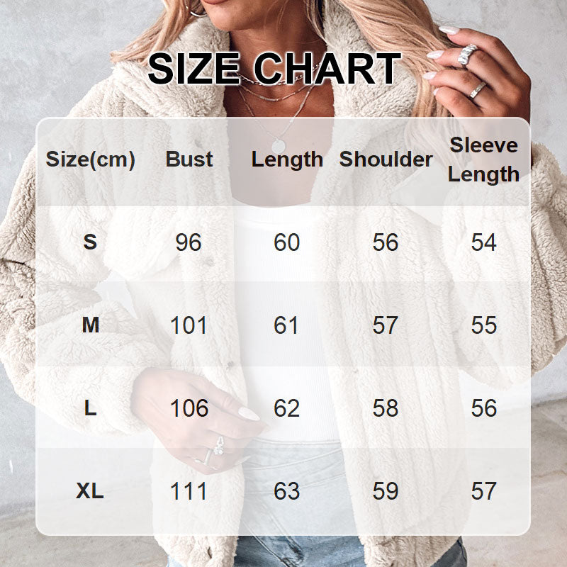 Women's Striped Fluffy Jacket