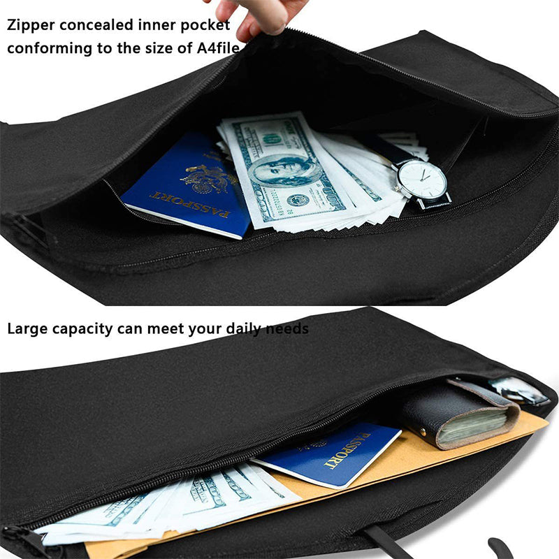 Multi-Use Zipper Hanger Diversion Safe Bag