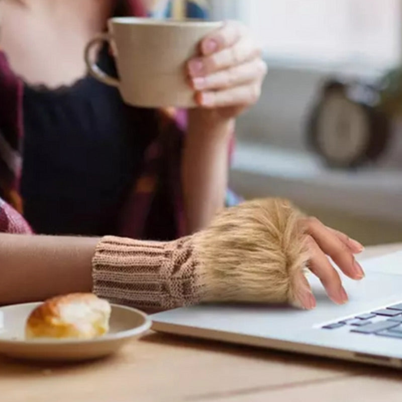 Women's Cozy Faux Fur Gloves