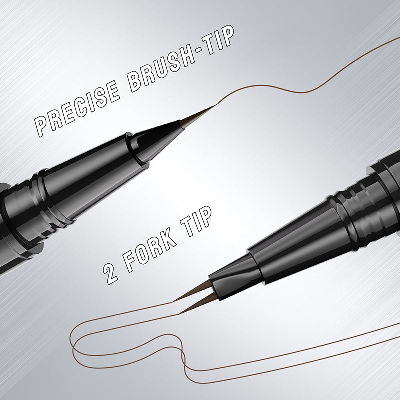 š„Limited Time Sale - Buy 3 Get 5 Freeš„ 2 in 1 Liquid Eyebrow Pen - Waterproof & Sweatproof