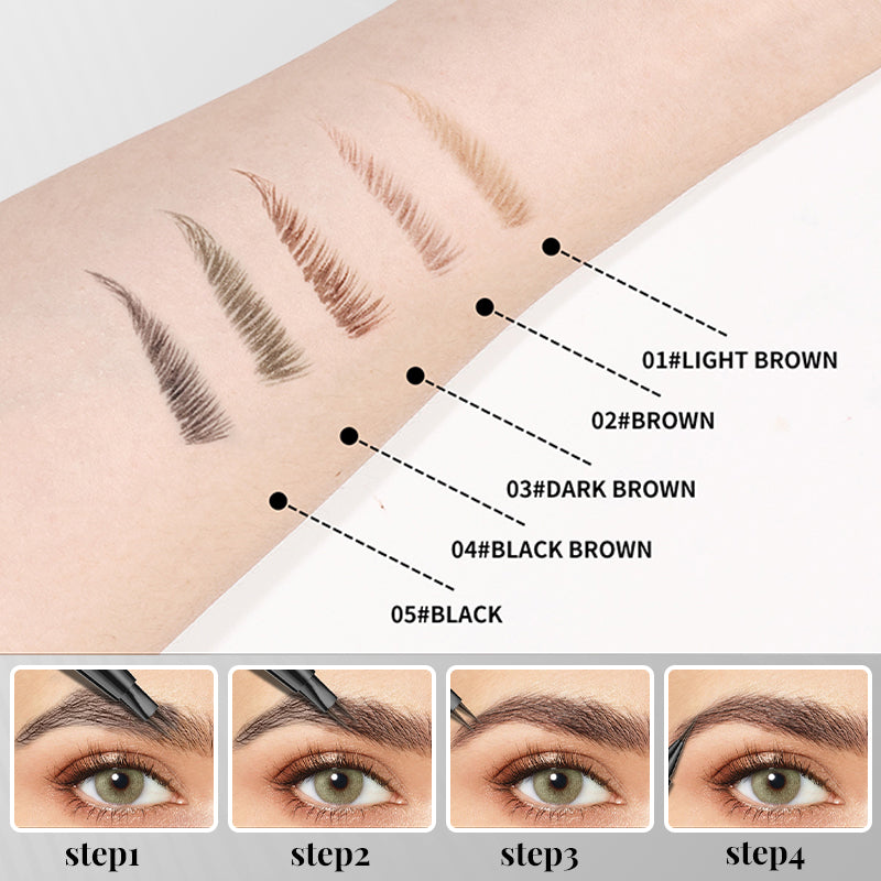 š„Limited Time Sale - Buy 3 Get 5 Freeš„ 2 in 1 Liquid Eyebrow Pen - Waterproof & Sweatproof