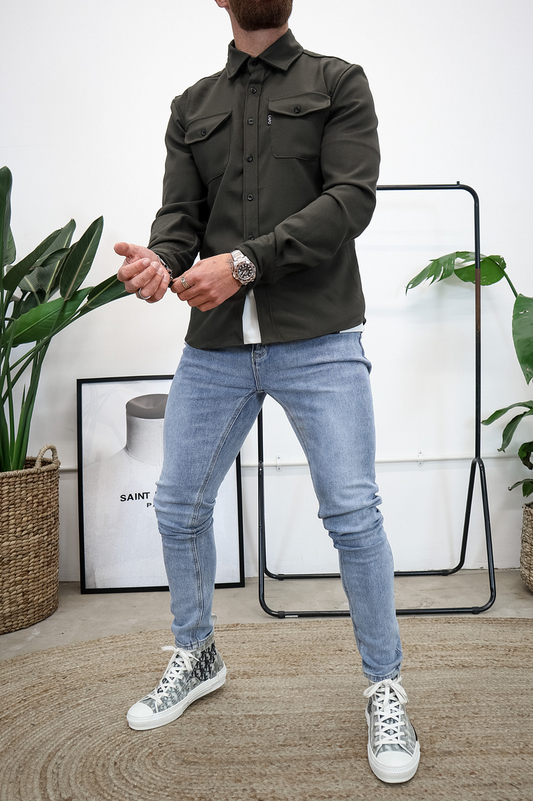 Button Down Shirt Jacket
