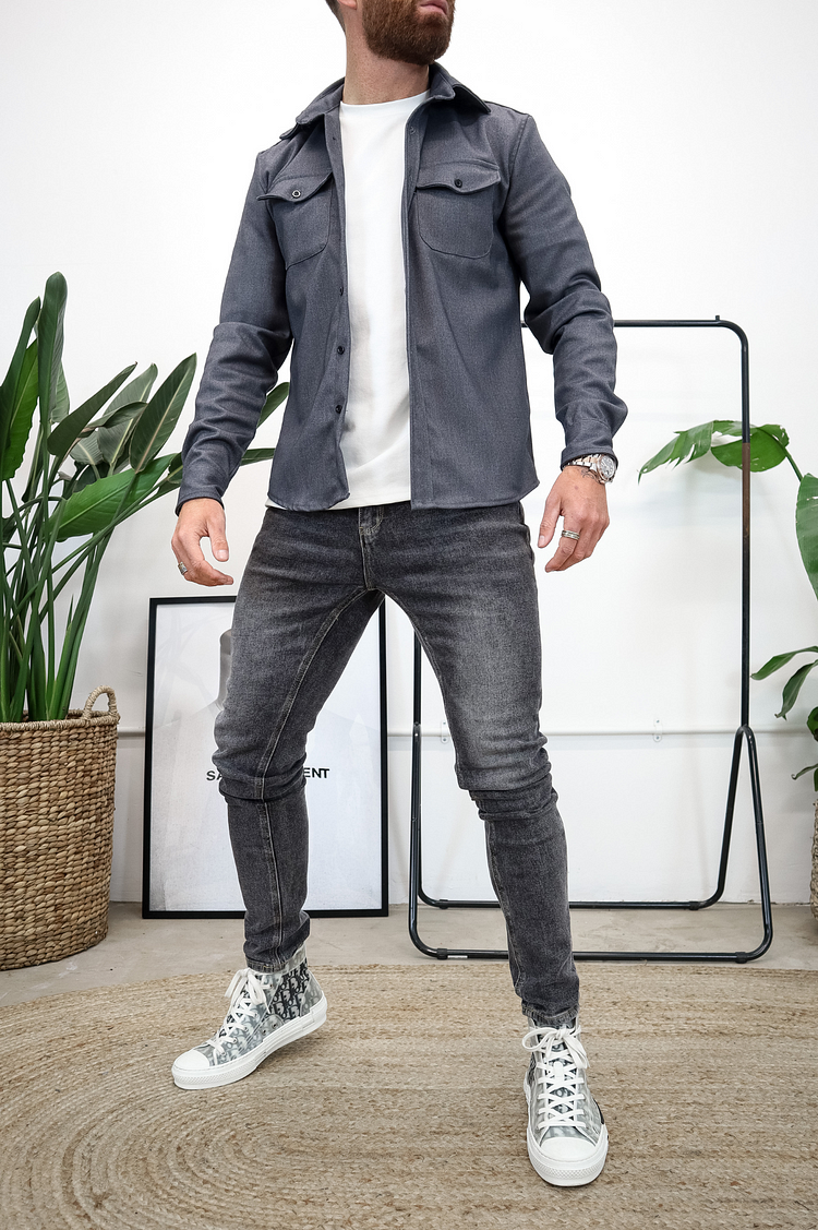 Button Down Shirt Jacket