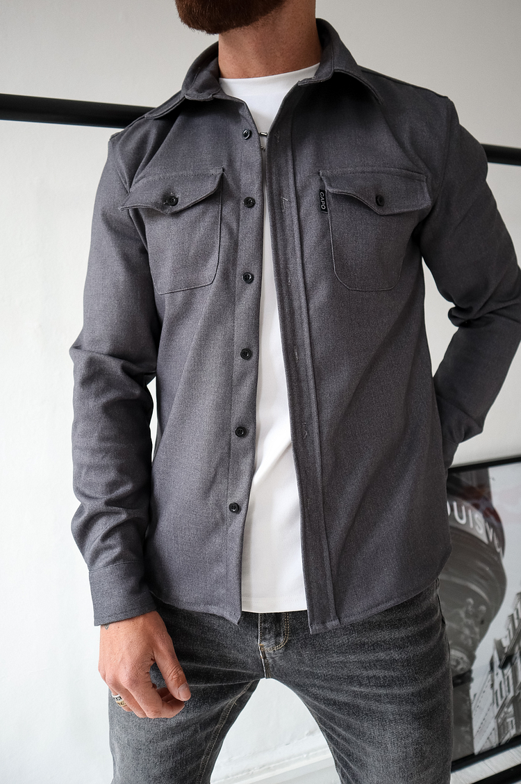 Button Down Shirt Jacket