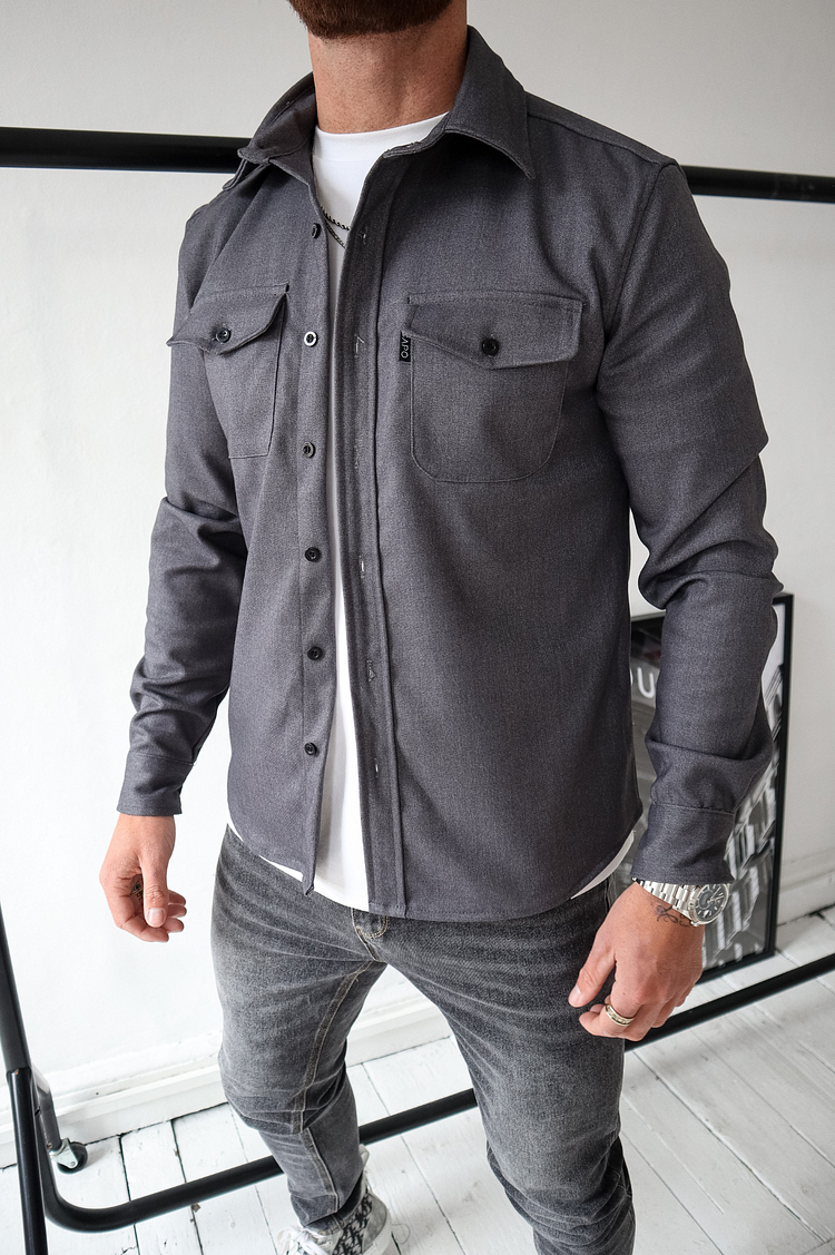 Button Down Shirt Jacket