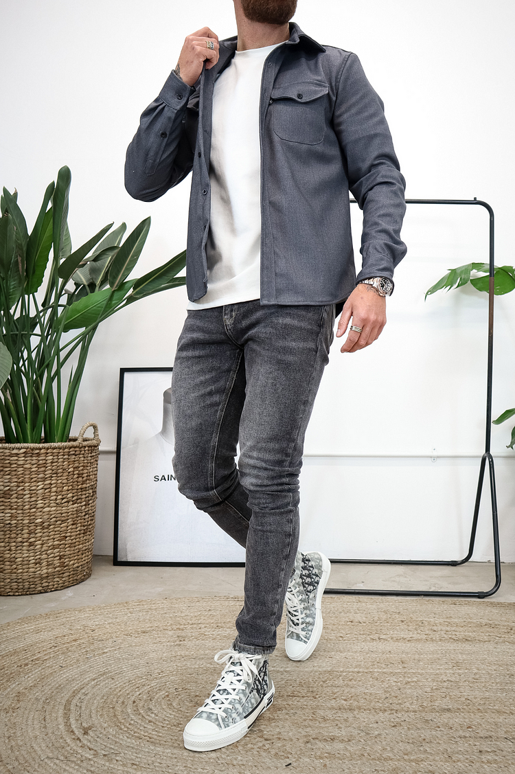 Button Down Shirt Jacket