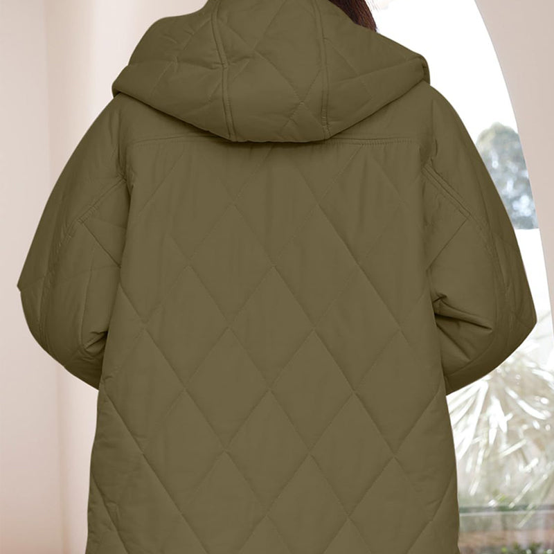 🌸Autumn sale🌸Limited time 40% DISCOUNT💕Women's Winter Trendy Lightweight Hooded Quilted Jacket
