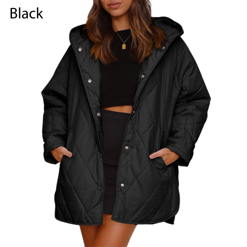 🌸Autumn sale🌸Limited time 40% DISCOUNT💕Women's Winter Trendy Lightweight Hooded Quilted Jacket