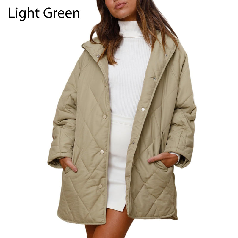 🌸Autumn sale🌸Limited time 40% DISCOUNT💕Women's Winter Trendy Lightweight Hooded Quilted Jacket