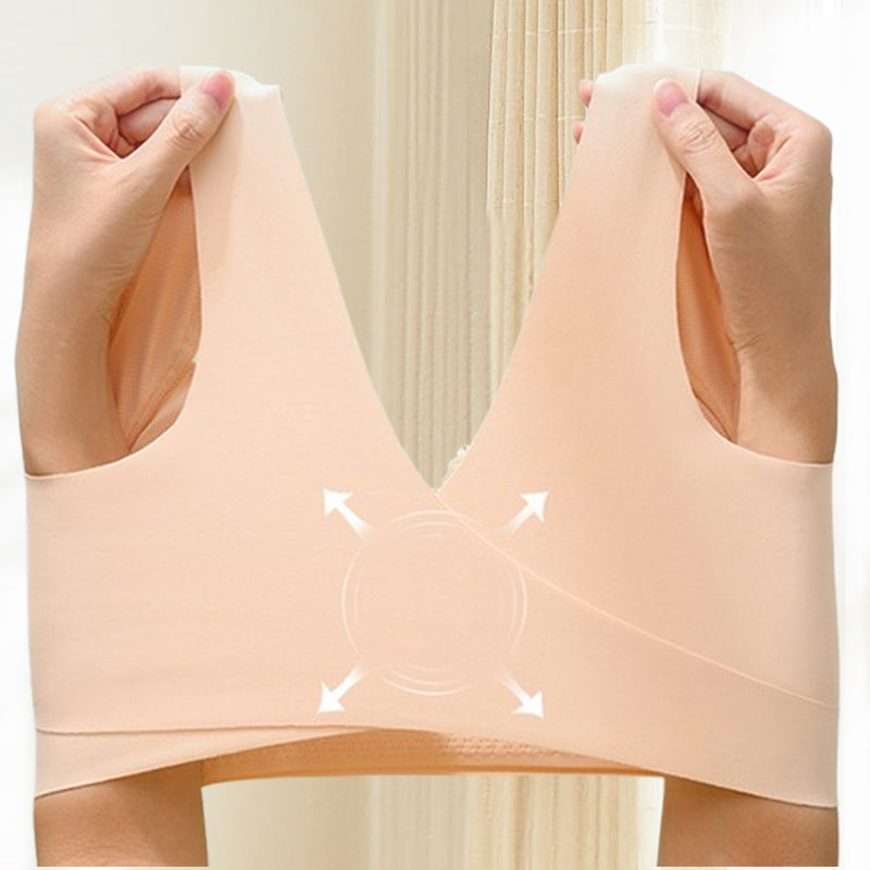 Women's Vest Bra with Side Buckle Closure