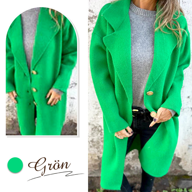 ❄️Winter Specials❄️Women's Long-sleeve Tweed Lapel Coat