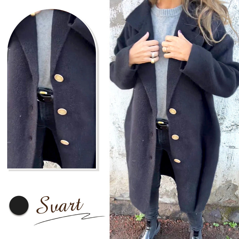 ❄️Winter Specials❄️Women's Long-sleeve Tweed Lapel Coat