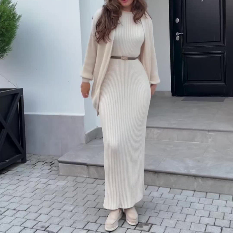 Women's 2-Piece Loose Sweater Dress Set
