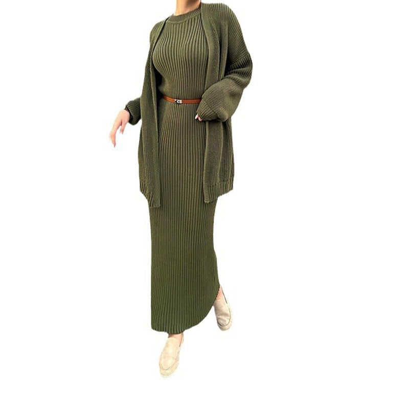 Women's 2-Piece Loose Sweater Dress Set