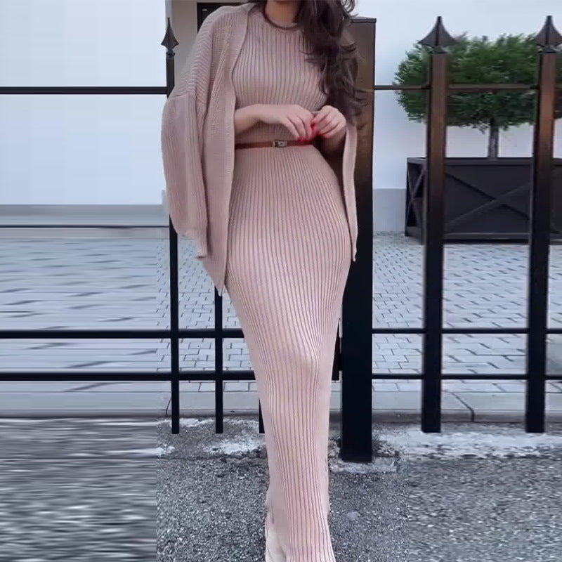 Women's 2-Piece Loose Sweater Dress Set
