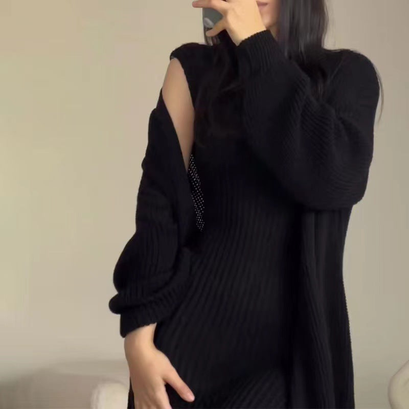 Women's 2-Piece Loose Sweater Dress Set