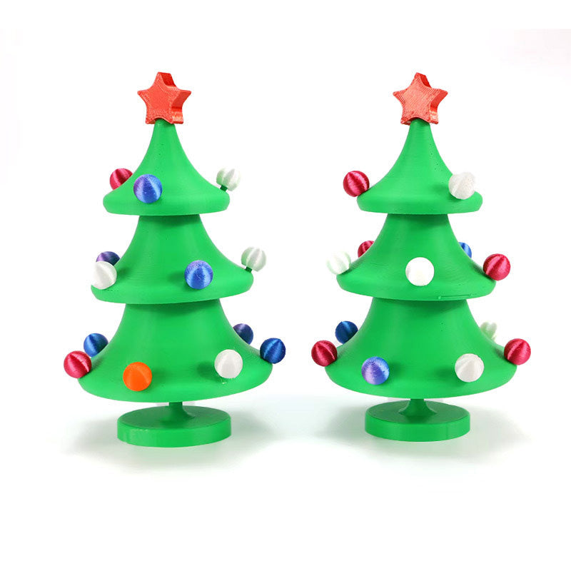 3D Printed Dancing Christmas Tree Decompression Toy