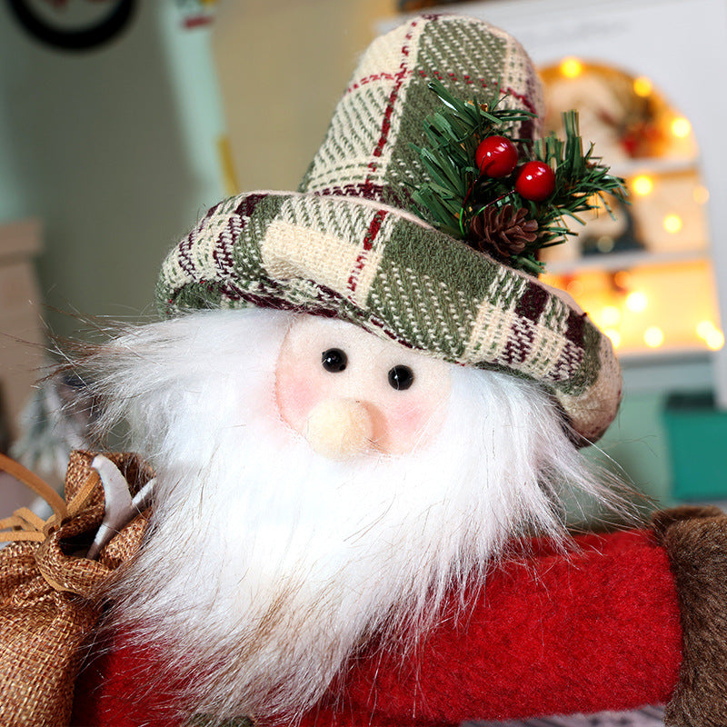 Christmas Doll Curtain Tiebacks