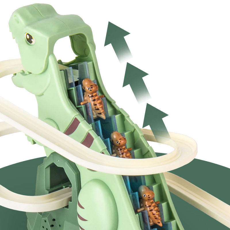 💝Gift Idea Hot sale 49% OFF-Electric Dinosaur Chase Race Track Playset🦕