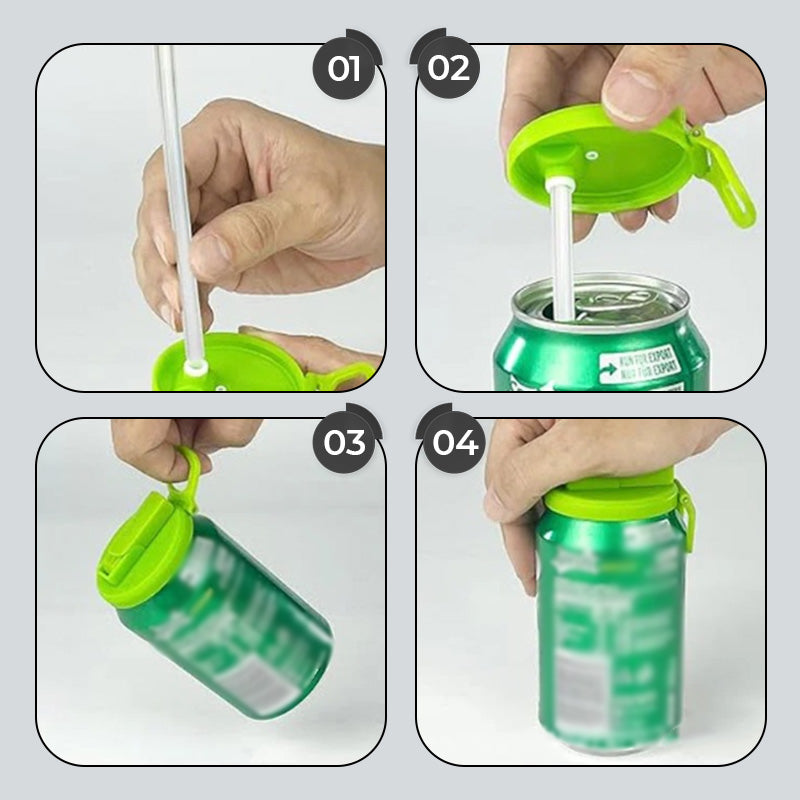 🎁BUY 1 GET 1 FREE (2PCS)🔥Soda Can Lid with Straw for Kids