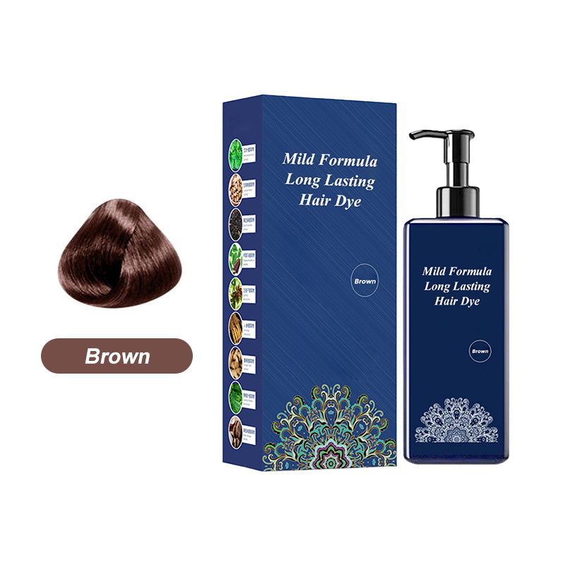 🔥Plant-Based Hair Coloring Cream - Mild Formula Long Lasting