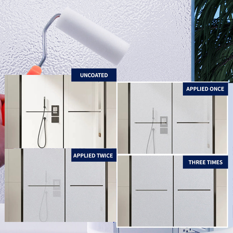 🔥Buy 2 Get 1 Free🔥Waterproof UV Resistant Frosted Glass Paint with Roller Brush