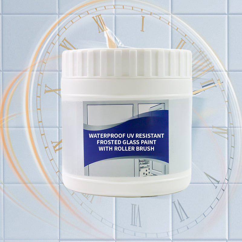 🔥Buy 2 Get 1 Free🔥Waterproof UV Resistant Frosted Glass Paint with Roller Brush