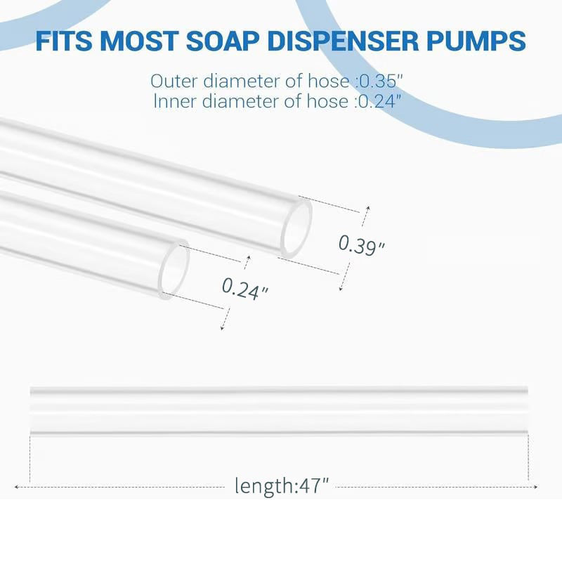 Sink Soap Dispenser Extension Tube Kit