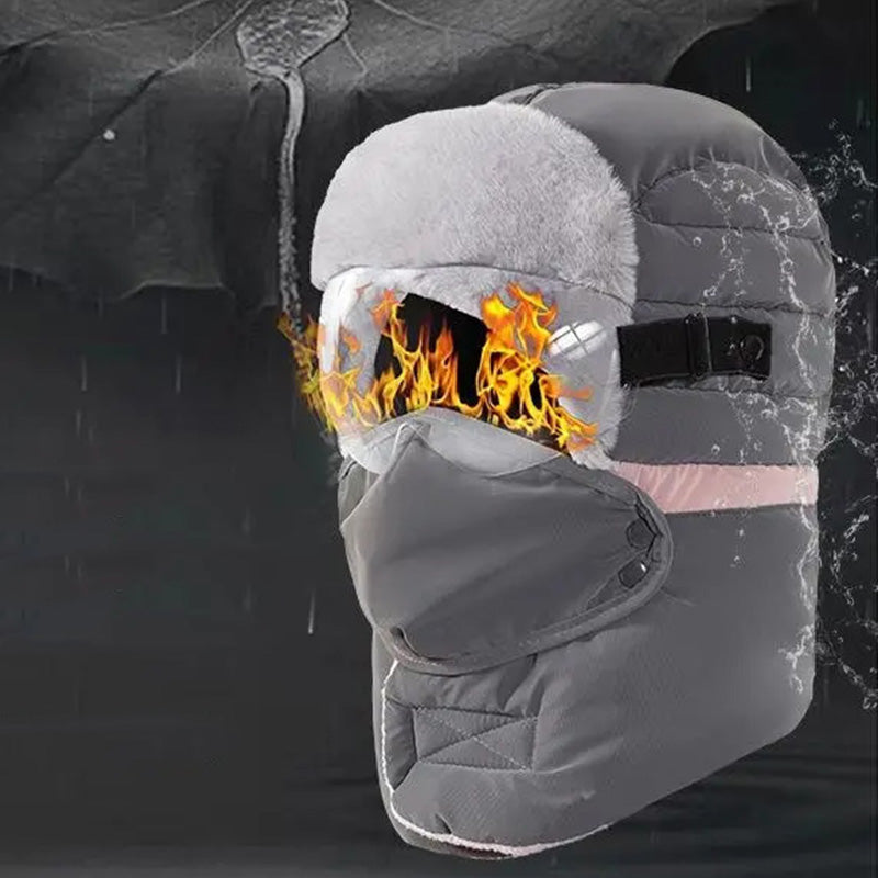 Women's Windproof Warm Hat With Face Mask