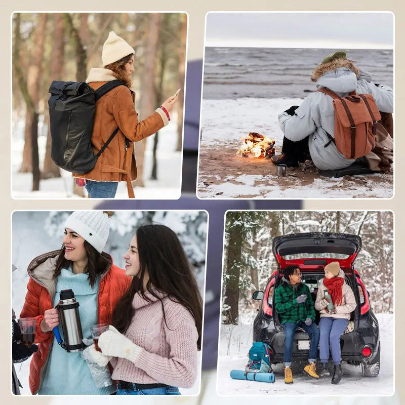 Women's Windproof Warm Hat With Face Mask