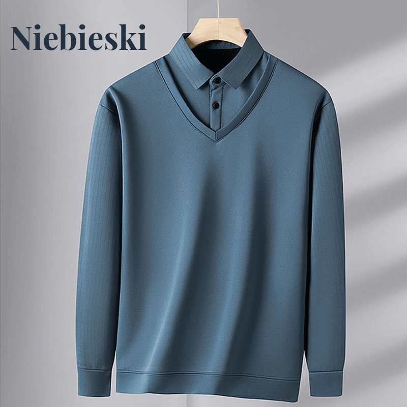 🎅Christmas Sale - 49% OFF🎅 Men's Warm Faux Two-Piece Shirt