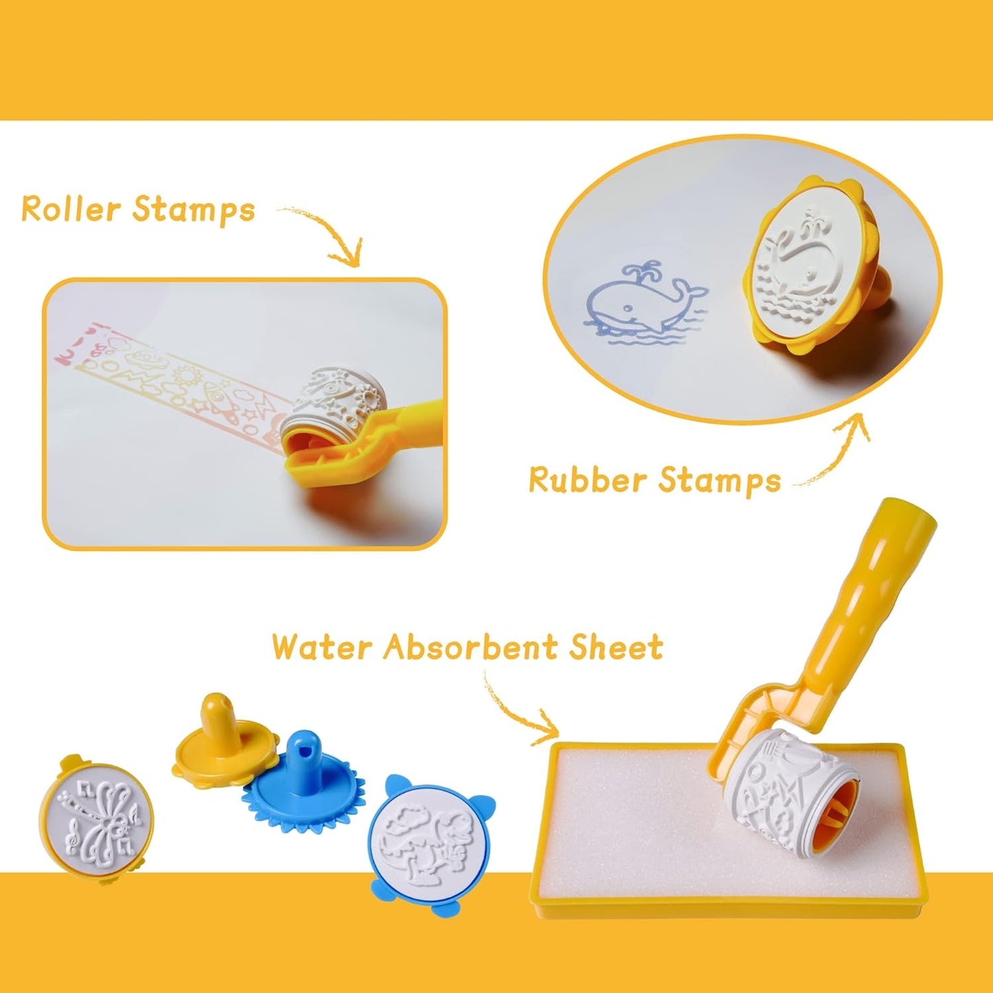 š„Last Day Promotion 50% OFF - Water Doodle Mat ,Aqua Painting Drawing Mat Mess Free Learning Toy Mat