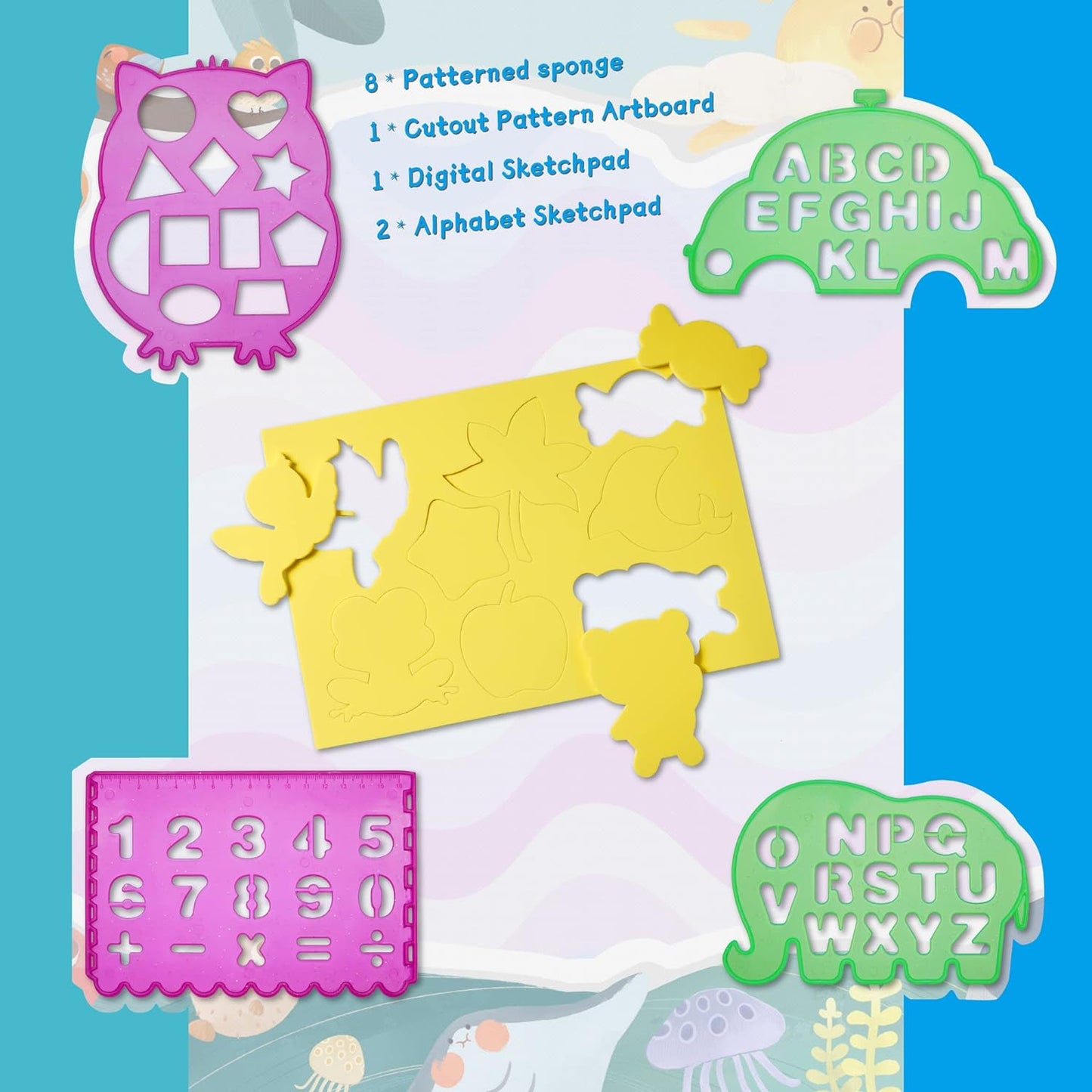 š„Last Day Promotion 50% OFF - Water Doodle Mat ,Aqua Painting Drawing Mat Mess Free Learning Toy Mat