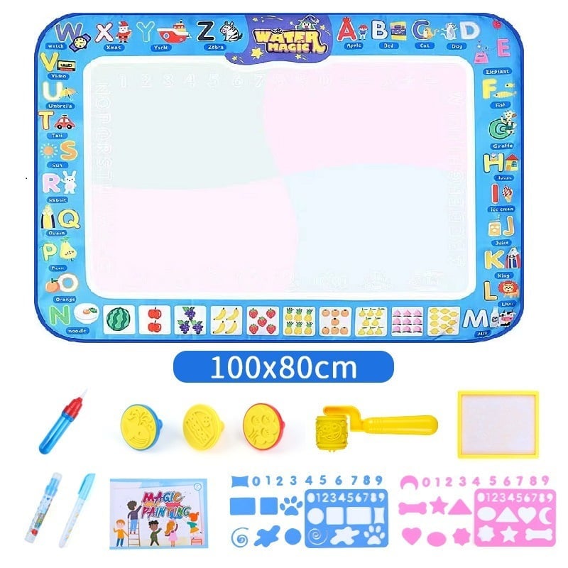 š„Last Day Promotion 50% OFF - Water Doodle Mat ,Aqua Painting Drawing Mat Mess Free Learning Toy Mat