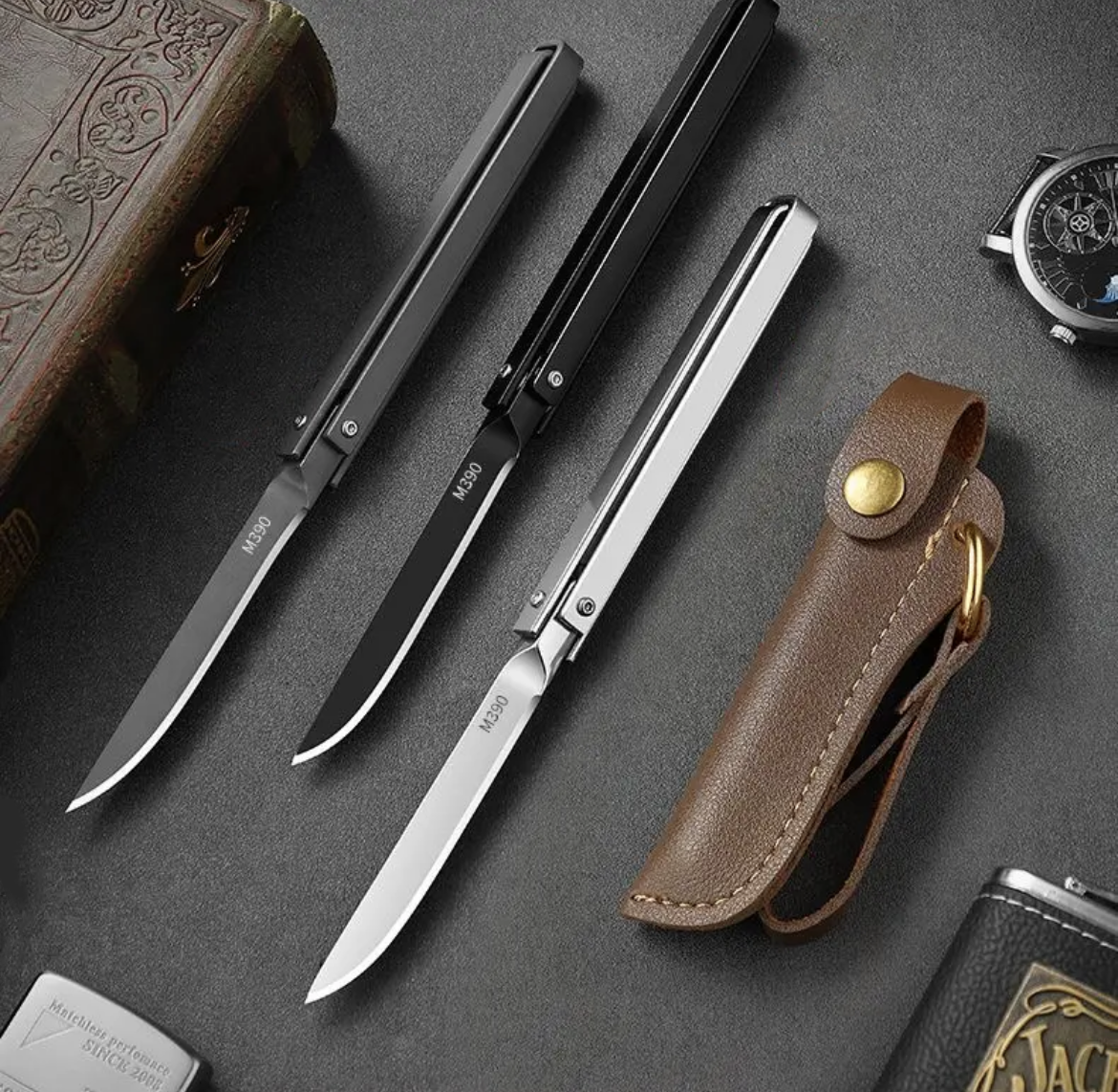 🔥50% discount while supplies last!🎉M390 CNC Folding Broken Window Pocket Knives