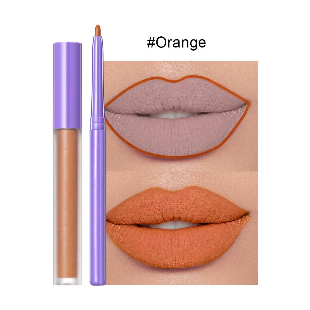 🎁Buy 1 Get 1 Free🌈Waterproof and Non-stick Matte Lipstick Gloss & Lip Liner