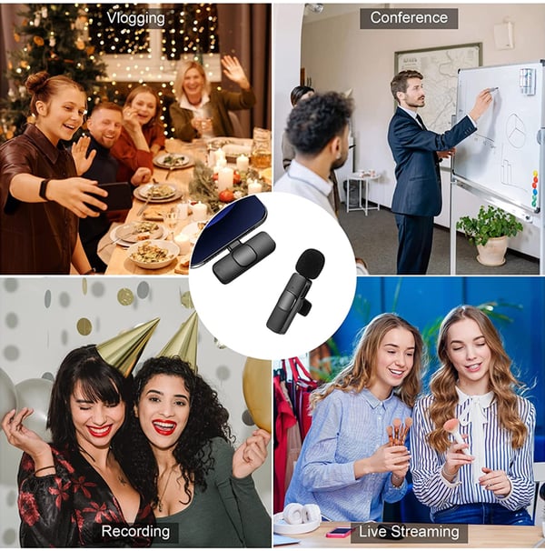 🔥New Hot Selling🪢New Wireless Lavalier Microphone