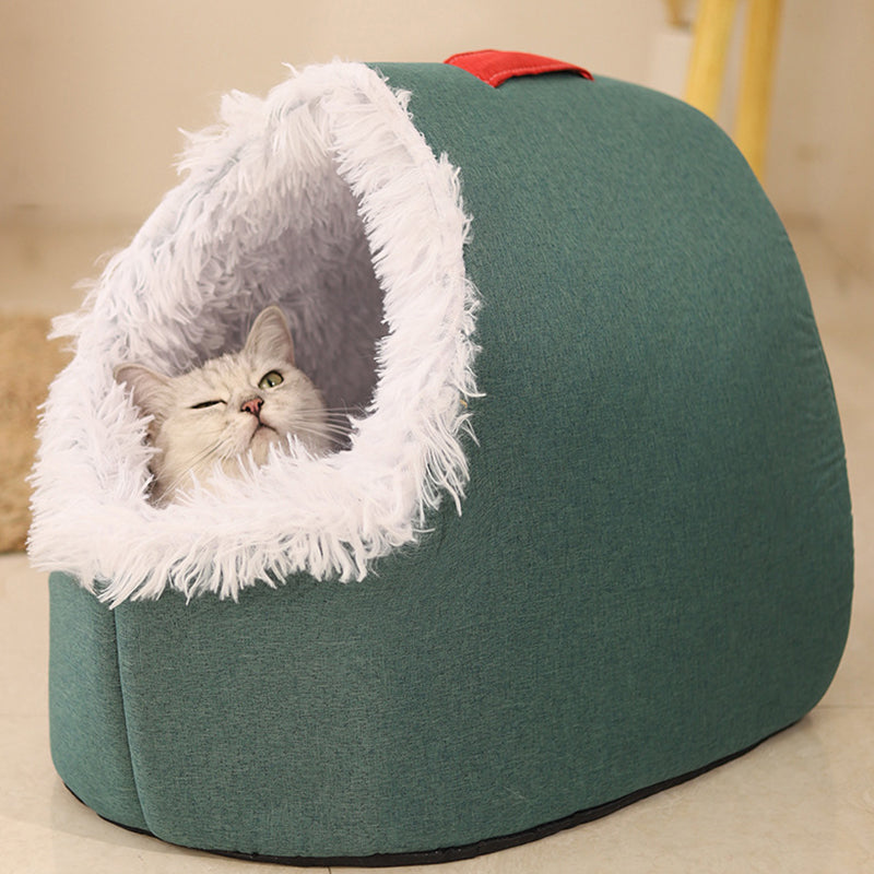 💥50% OFF🐾Winter Warm Pet Cave Bed