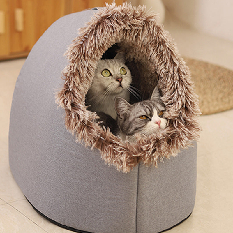 💥50% OFF🐾Winter Warm Pet Cave Bed