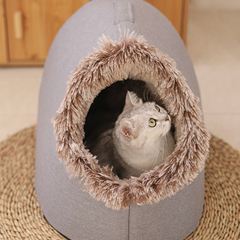 💥50% OFF🐾Winter Warm Pet Cave Bed